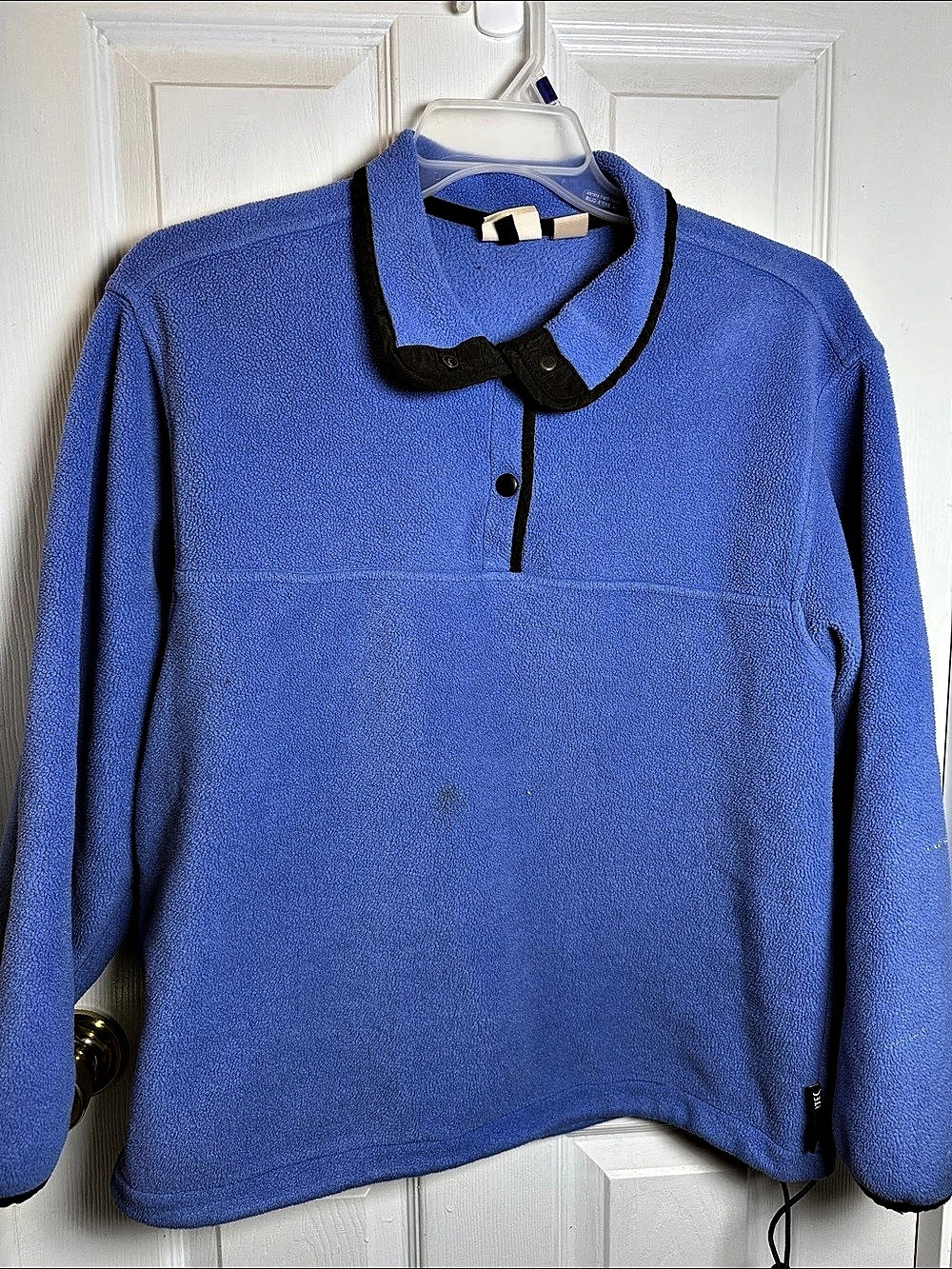 Woolrich Blue Fleece Pullover Size Medium